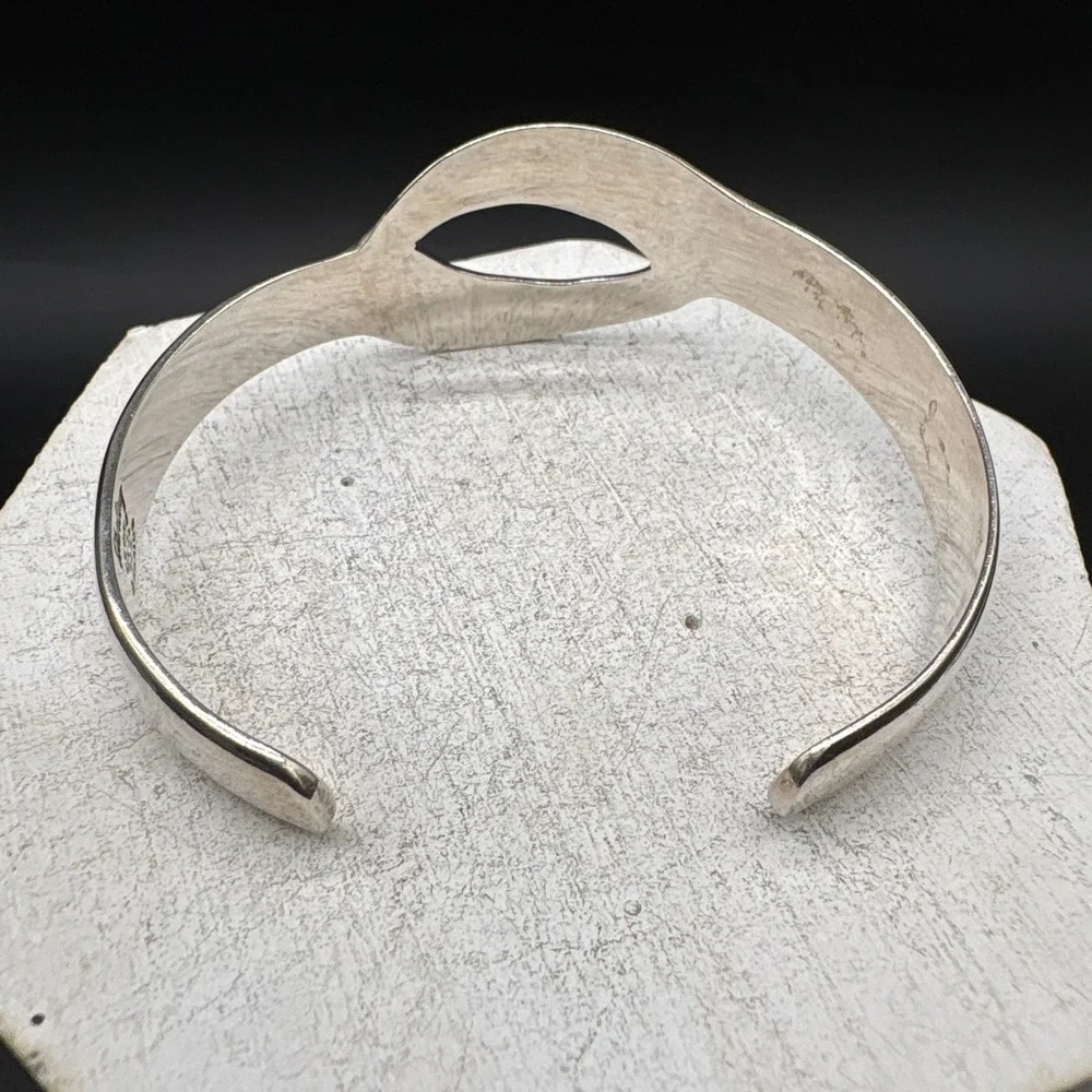Taxco Cuff Bracelet Women OS Silver Excellent Modernist Sterling 925 Mexico